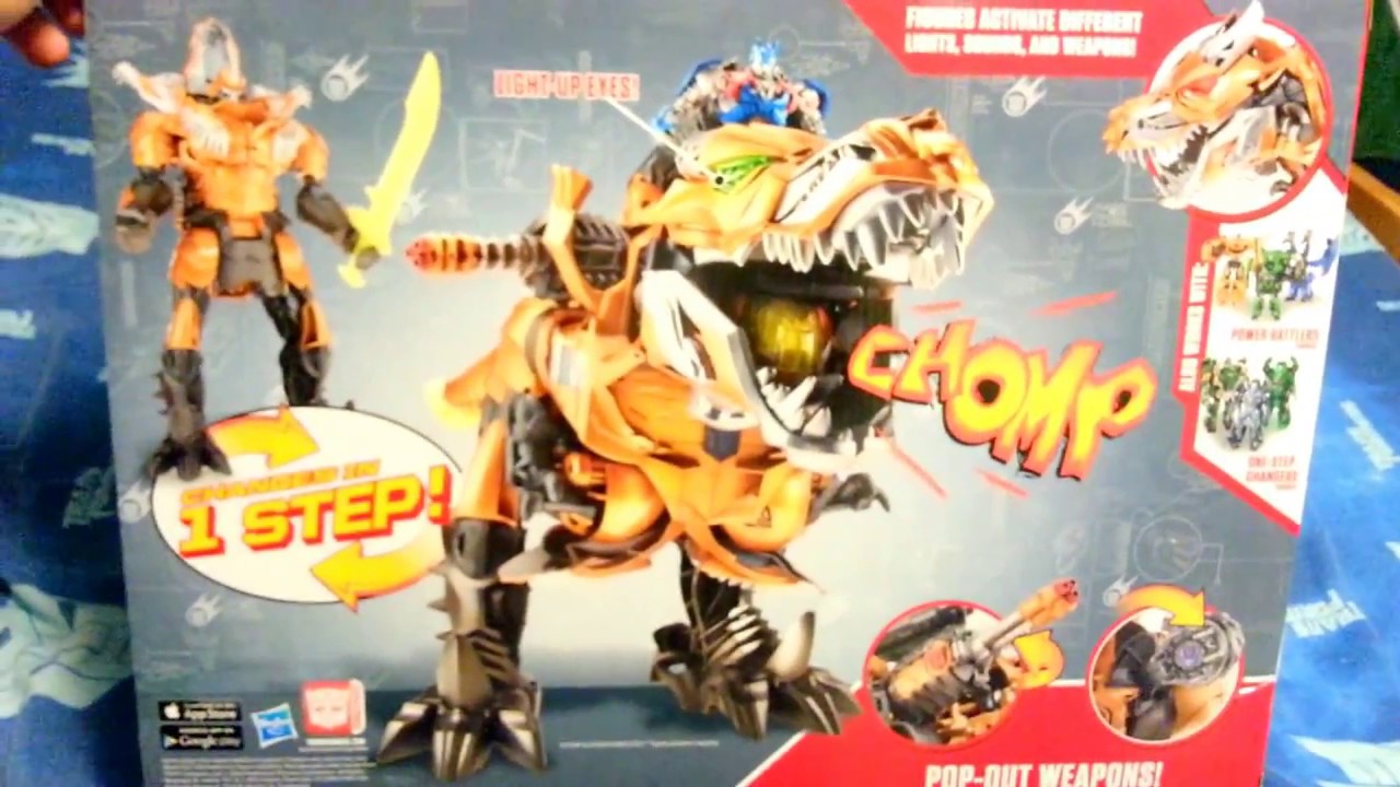 TRANSFORMERS 4 Stomp and Chomp Grimlock package