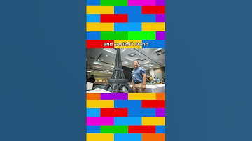 This LEGO Eiffel Tower Is TALLER Than You Think! #shorts #lego