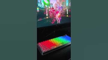 Discover the Future of Typing: The Ice-Cool, Illuminated Keyboard Experience!#gaming #keyboard #fun