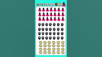 Find The Odd Emoji Out 😲 | Squid Game 2 | Quiz, Puzzle 🧩 #shorts