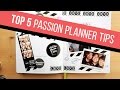 Planner Hacks: Top 5 Passion Planner Tips