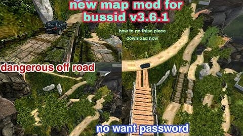 bussid v3.6.1 extreme forest Hill Road mod || new map mod for bus simulator Indonesia