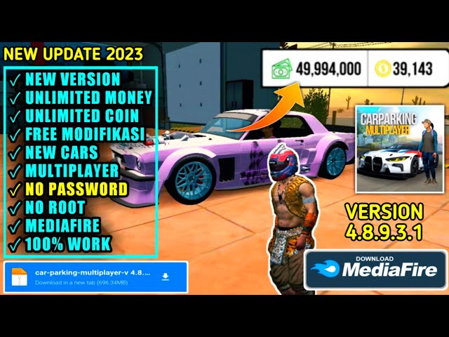 CAR PARKING MULTIPLAYER APK MOD DINHEIRO INFINITO V 4.8.9.1.13 ATUALIZADO  2023 