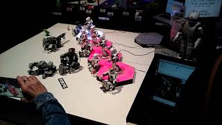 Gundam Robotis Dancers at CES 2018