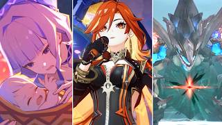 Genshin Impact 5.8 Summer Event - All Boss Fights & Story Scenes