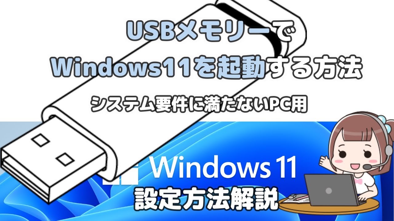 How to boot Windows 11 from a USB memory stick. - YouTube