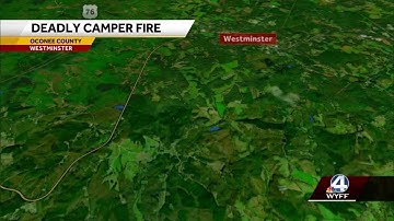 Man dies in camper fire in Westminster, coroner says