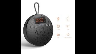 Bluetooth-динамик Vtin с FM-радио, портативные водонепроницаемые динамики для душа, время воспроизведения 10 часов, A