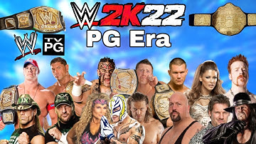 WWE 2K22 | (PG Era 2008-2011) Universe Mode Setup