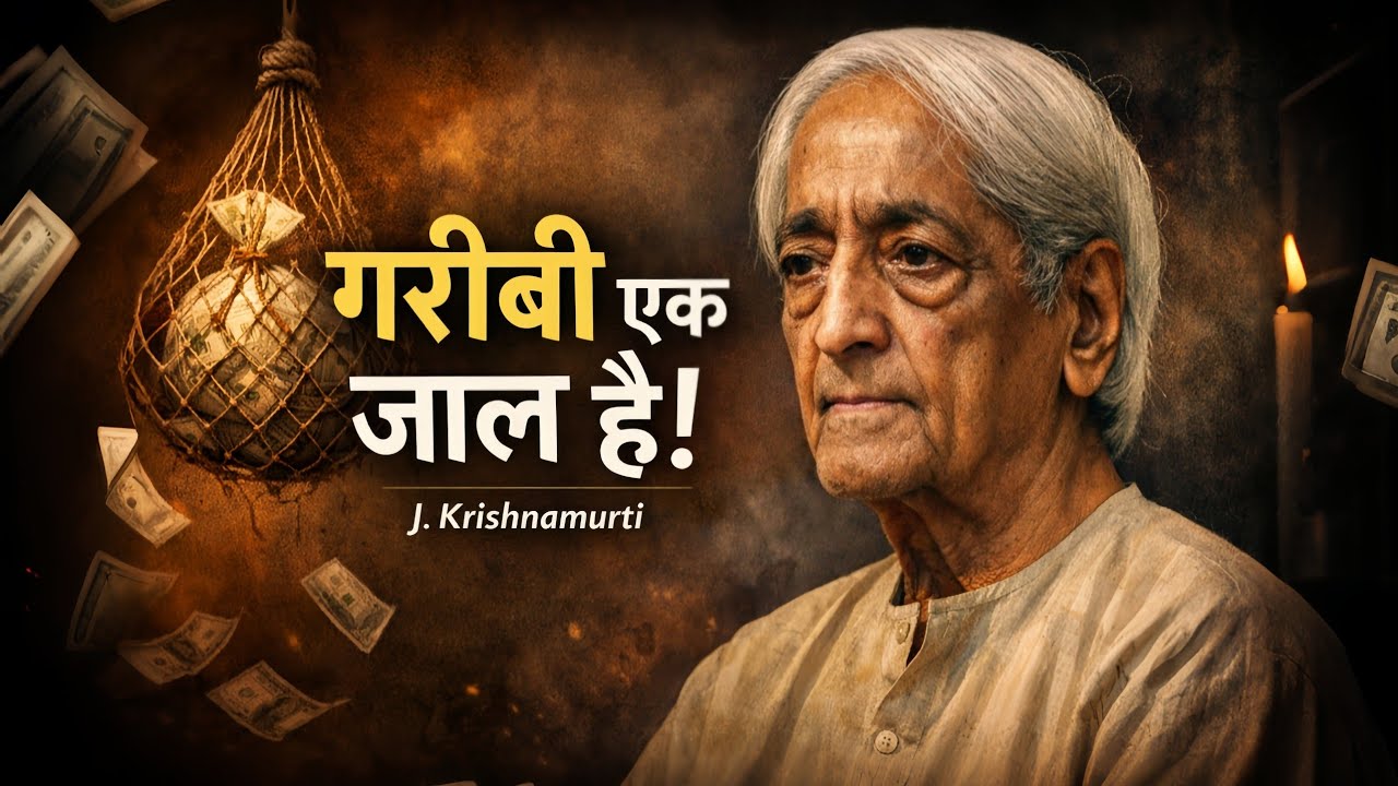 Is Money the Real Problem? | Jiddu Krishnamurti on Poverty & Fear