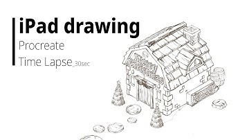 ipad procreate / christmas card illustration