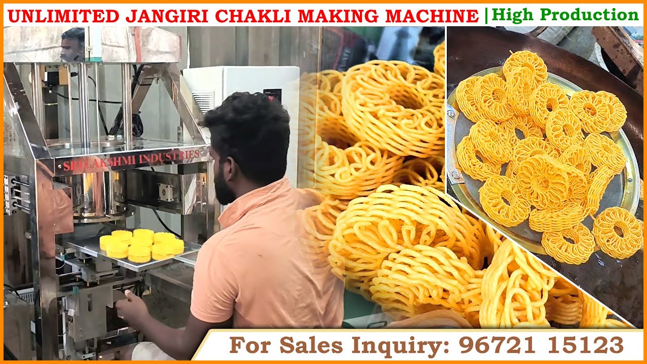 Jangiri Chakli Making Machine :Book Now:96721 15123 | Whats Aoo ...