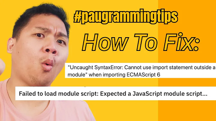 How to Fix Failed to load module script | PAUGRAMMING TIPS | PAUGRAMMING | Vlog #10