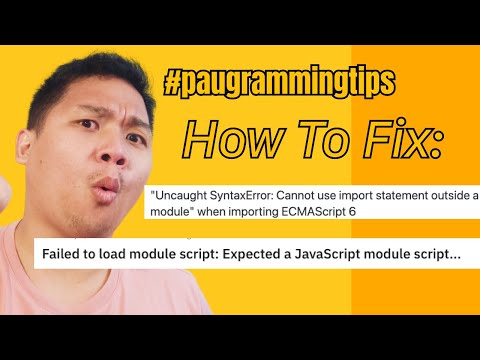 How to Fix Failed to load module script | PAUGRAMMING TIPS | PAUGRAMMING | Vlog #10