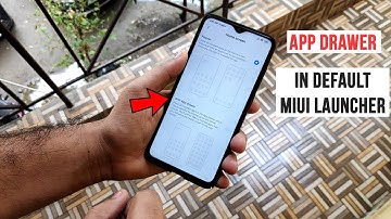 App Drawer in Default MIUI Launcher For Any Xiaomi Device | Alpha Build