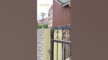 Build a nice looking Wall with Wood Composite Wall panels WPC CLADDING   #Compositecladding #BESTOO