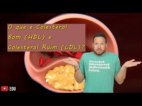 Vídeo: Diferença Entre Colesterol HDL E LDL