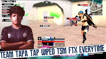 Team TAPA TAP Wiped TSM FTX On Drop Clash | Team TAPA TAP vs TSM FTX 4v4 Fight | Team TAPA TAP 🔥