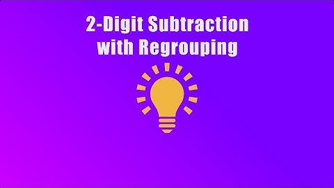 Two-Digit Subtraction With Regrouping