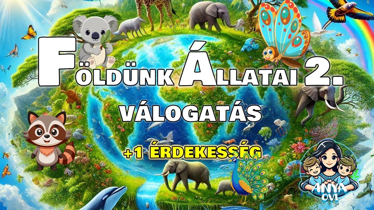 Földünk állatai 2. #gyerekeknek  #ismeretterjesztő #állatok #állatokról magyarul