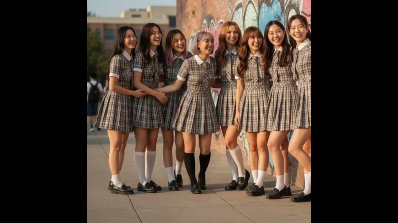 KISS of 8 Japanese Beauties 💋🔥 ✨ A Moment of Pure Magic!