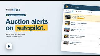 Introducing the Municibid Auction Assistant Chrome Extension! screenshot 1
