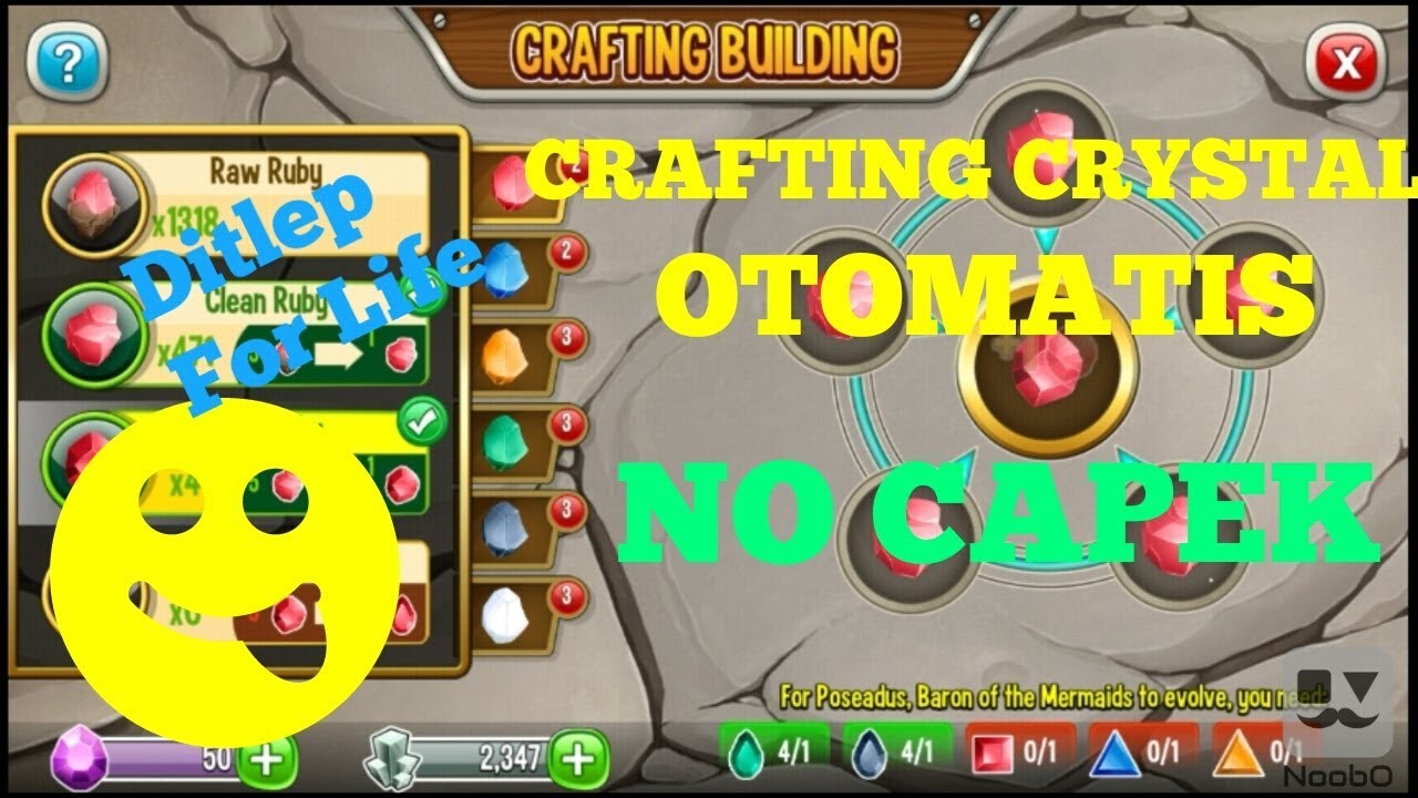 AUTO CRAFT CRYSTAL Ancient World dengan Ditlep 2018! Dragon City Indonesia Terbaru