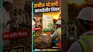 जमिनीचा वाद आहे? बांधावरून भांडणे होतात? 🚜⚖️ #mahsulshahi #shorts