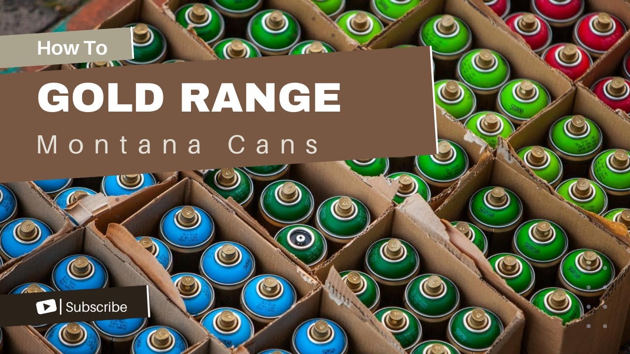 How to Use Montana GOLD Spray Paint Range: Tips &amp; Tutorial - YouTube