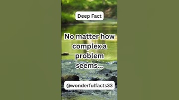 No matter how complex a problem seem.. |  #motivation #trending #viral #dreambig #intelligence