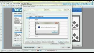How to create list of ID cards using Batch Processing Series feature