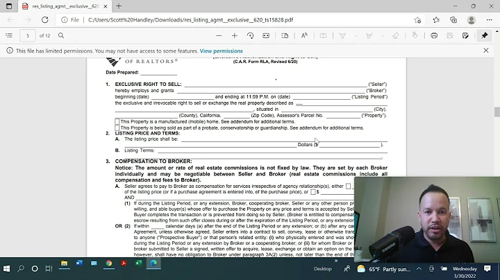 How to fill out the Residential Listing Agreement (RLA)