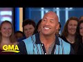 Dwayne Johnson reveals the story behind his mom's nickname for him l GMA