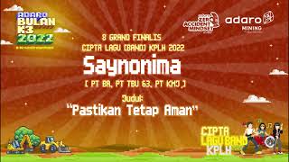 Grand Finalis Cipta Lagu Band KPLH 2022 (Saynonima - Pastikan Tetap Aman)
