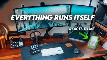 My Fully Automated Dream Desk Setup Tour 2025