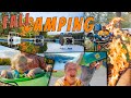 FAMILY CAMPING 🍁 toddler&#39;s first kayak adventure  &amp; cozy autumn memories