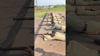 NCC Cadets on the Firing Line 🎯 | .22 Long Rifle Action #shorts #ncc #army