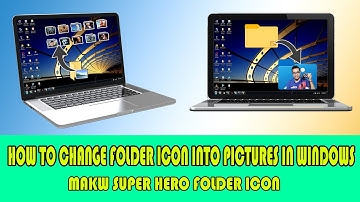 HOW TO CHANGE FOLDER ICON INTO PICTURES IN WINDOWS 7 | Change Folder Icon into Photo Icon