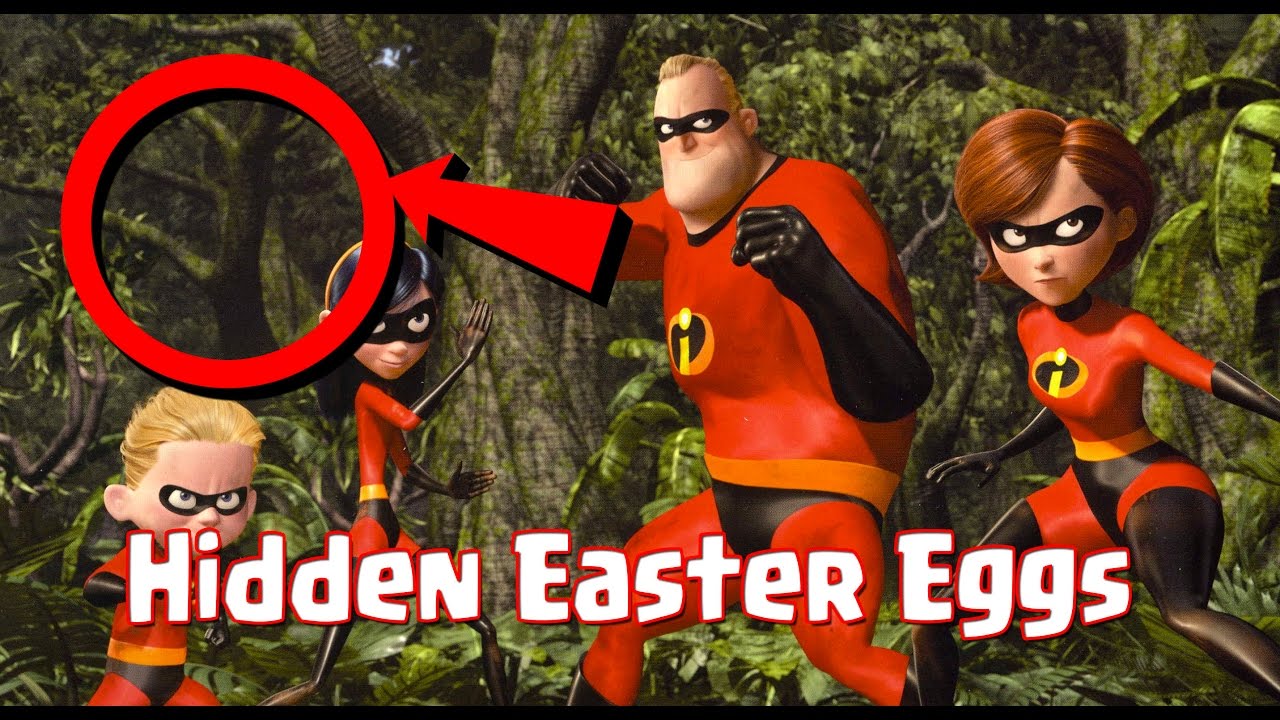 The Incredibles Easter Eggs, Let's Find All Pixar's Hidden Secrets