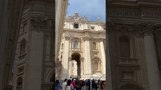 The bell announcing the death of Pope Francis in St. Peter's Square