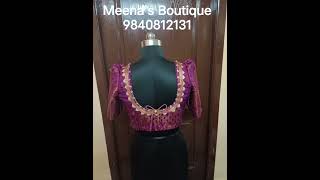 Design Blouse Meenas Boutique 9840812131