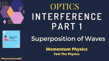 OPTICS | Interference Part 1 | Superposition of Waves | #NotesVideo