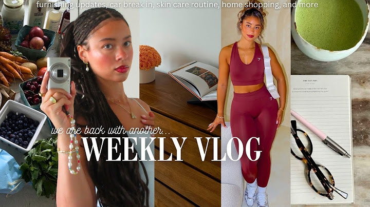 WEEKLY VLOG | home updates, mental health, Microblading brows, farmers market, workout class, etc.