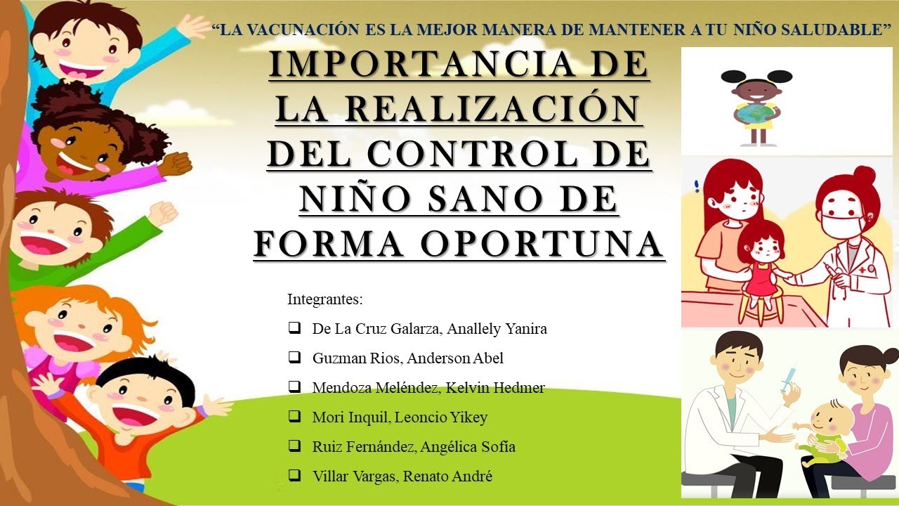 CONTROL DEL NIÑO SANO, 2020 - Alumnos de V ciclo de Medicina Humana UCV