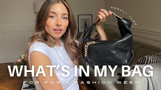 What's in my bag for Paris fashion week 2023 | Daily life vlog and a chaotic haul with my sister