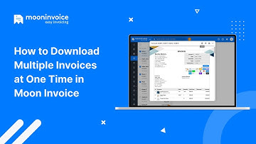 How to Download Multiple Invoices at One Time in Moon Invoice