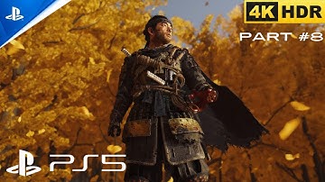 GHOST OF TSUSHIMA PART 8 | PS5 GAMEPLAY | REALISTIC ULTRA GRAPHIC | 4K 60fps.