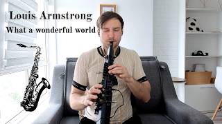 Louis Armstrong - What a wonderful world (Yamaha YDS - 120) Digital saxophone cover