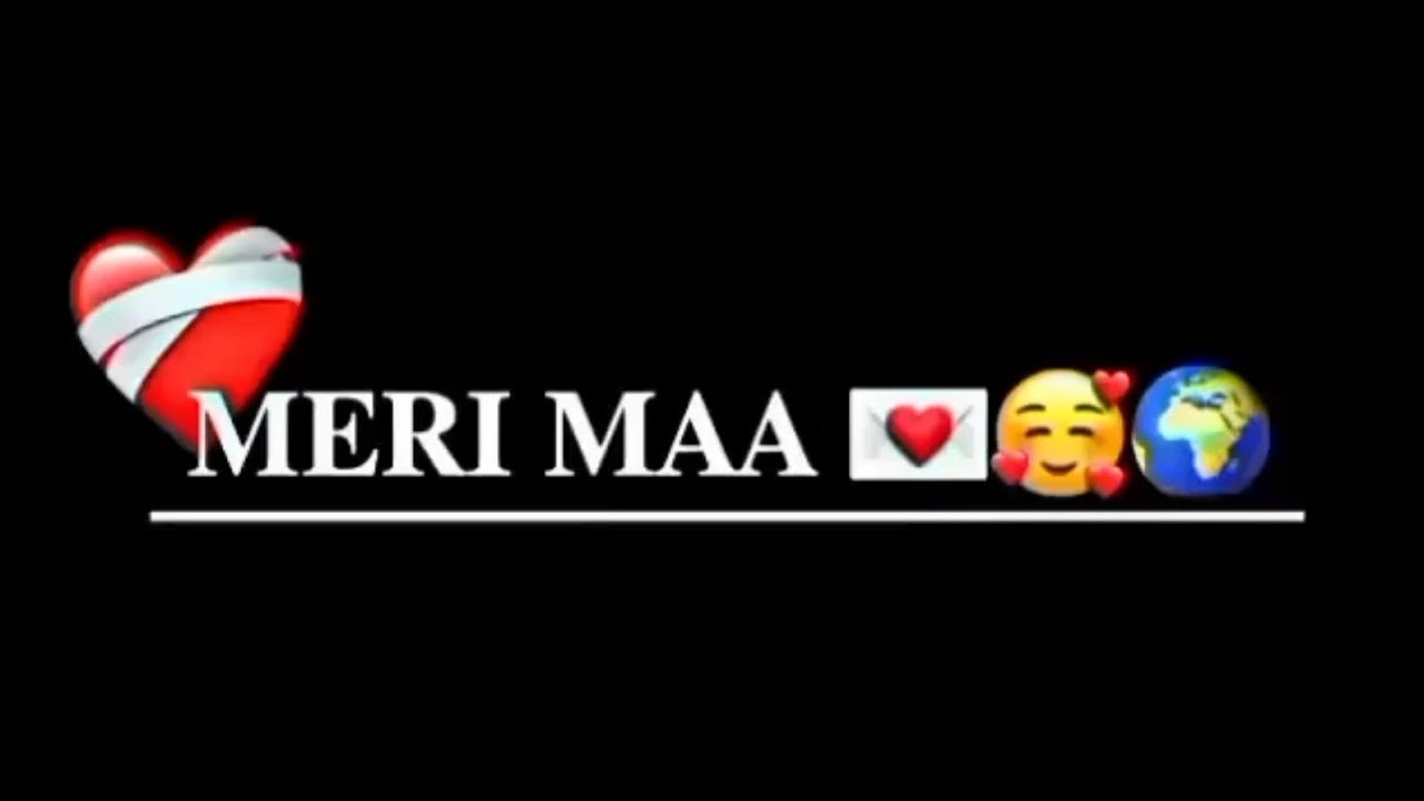 Maa Love Status 🌎 ‍🩹🥰💫 Black Screen Status 👀👫💫 30 Second WhatsApp
