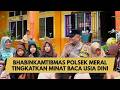 BHABINKAMTIBMAS POLSEK MERAL TINGKATKAN MINAT BACA USIA DINI